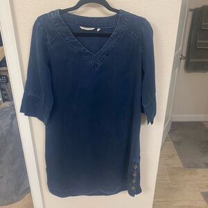 Soft Surroundings, Women’s Dress, Size S, Blue, Excellent Condition